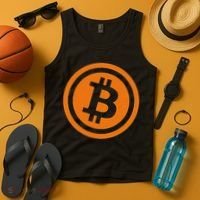 Bitcoin Logo Emblem Cryptocurrency Blockchains Tank Top thumb 4