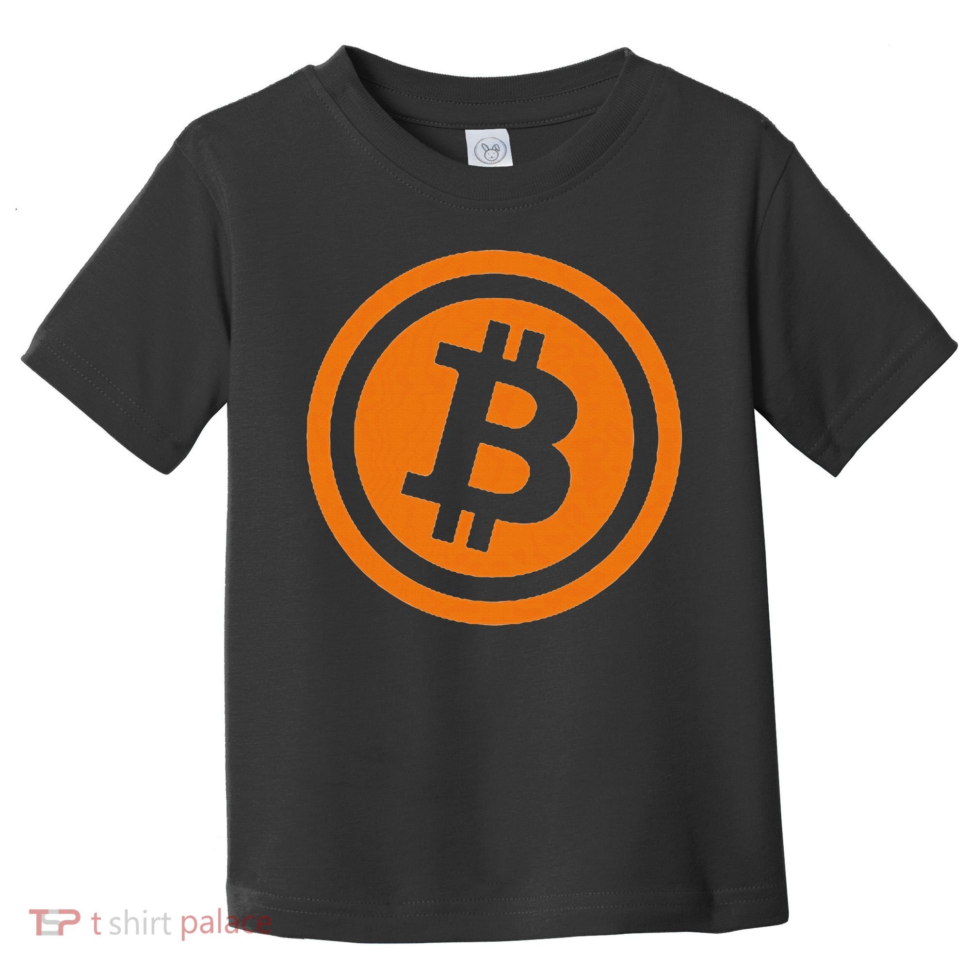 Bitcoin Logo Emblem Cryptocurrency Blockchains Toddler T-Shirt