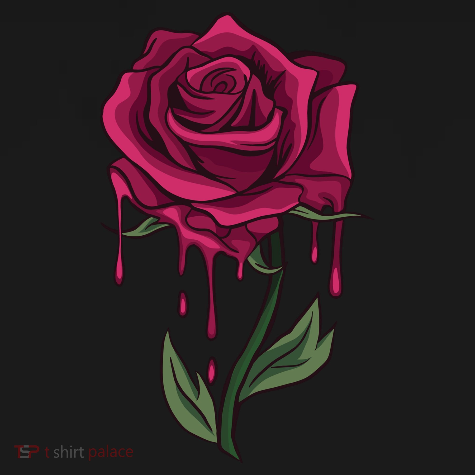 Bleeding Rose Toddler Hoodie
