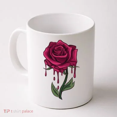 Bleeding Rose Coffee Mug