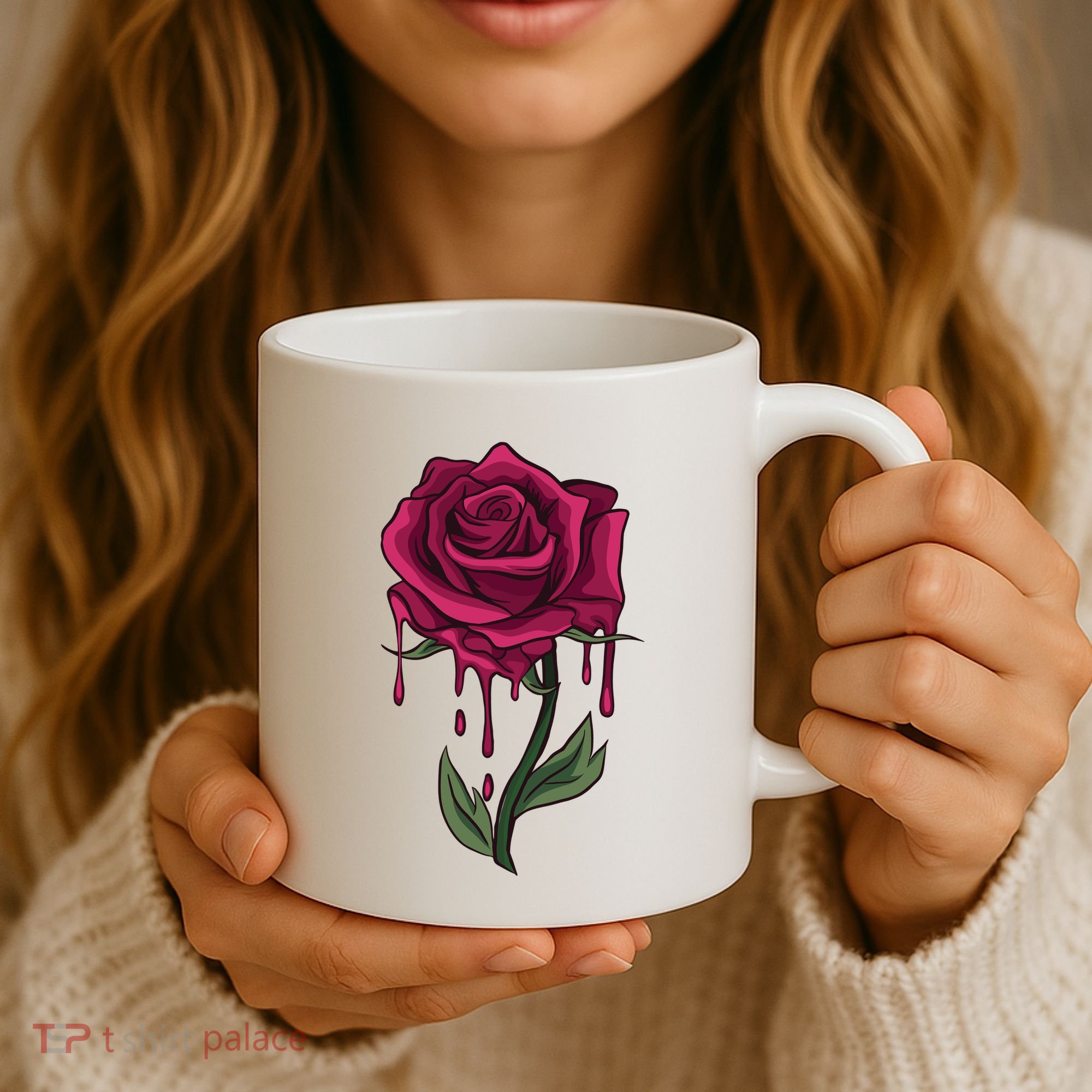 Bleeding Rose Coffee Mug