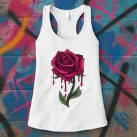 Bleeding Rose Women's Tank Top thumb 3