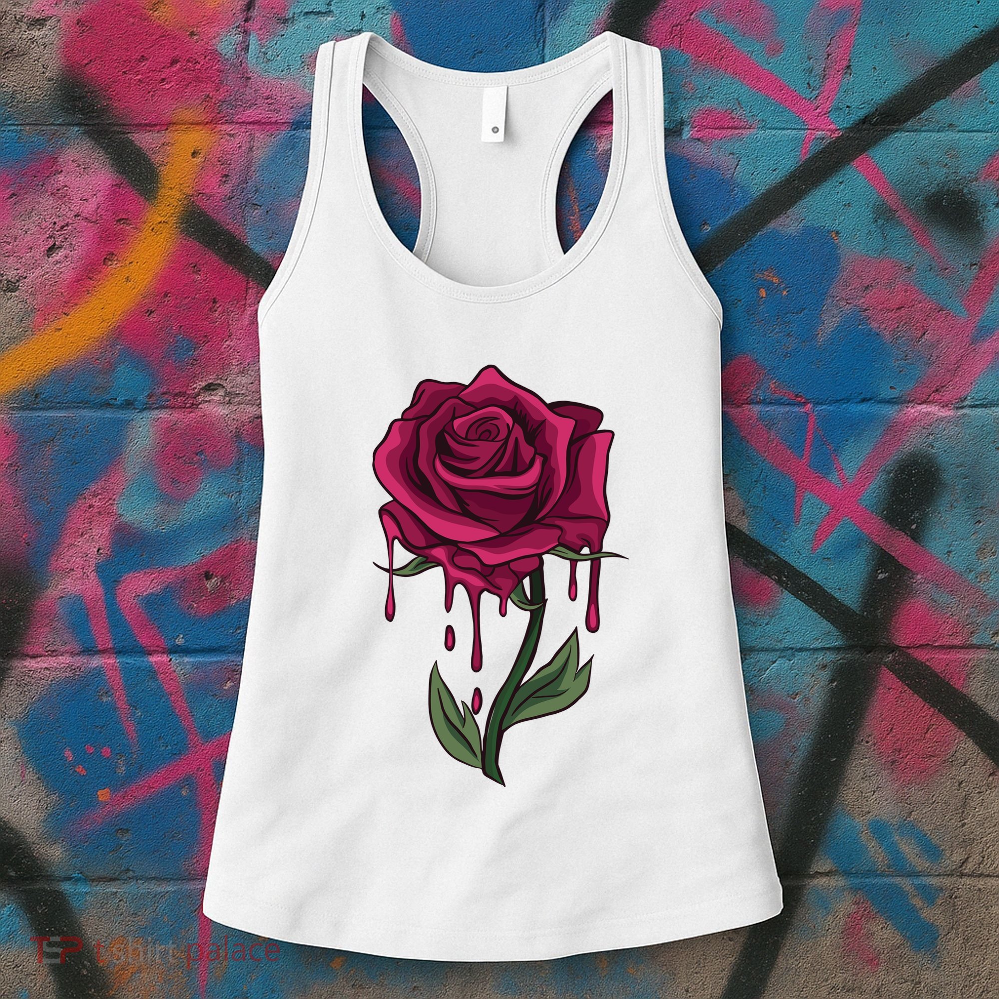 Bleeding Rose Women's Tank Top