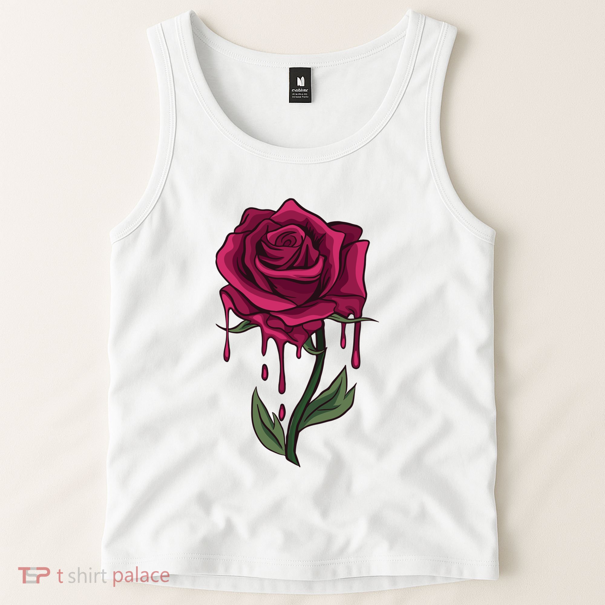 Bleeding Rose Tank Top