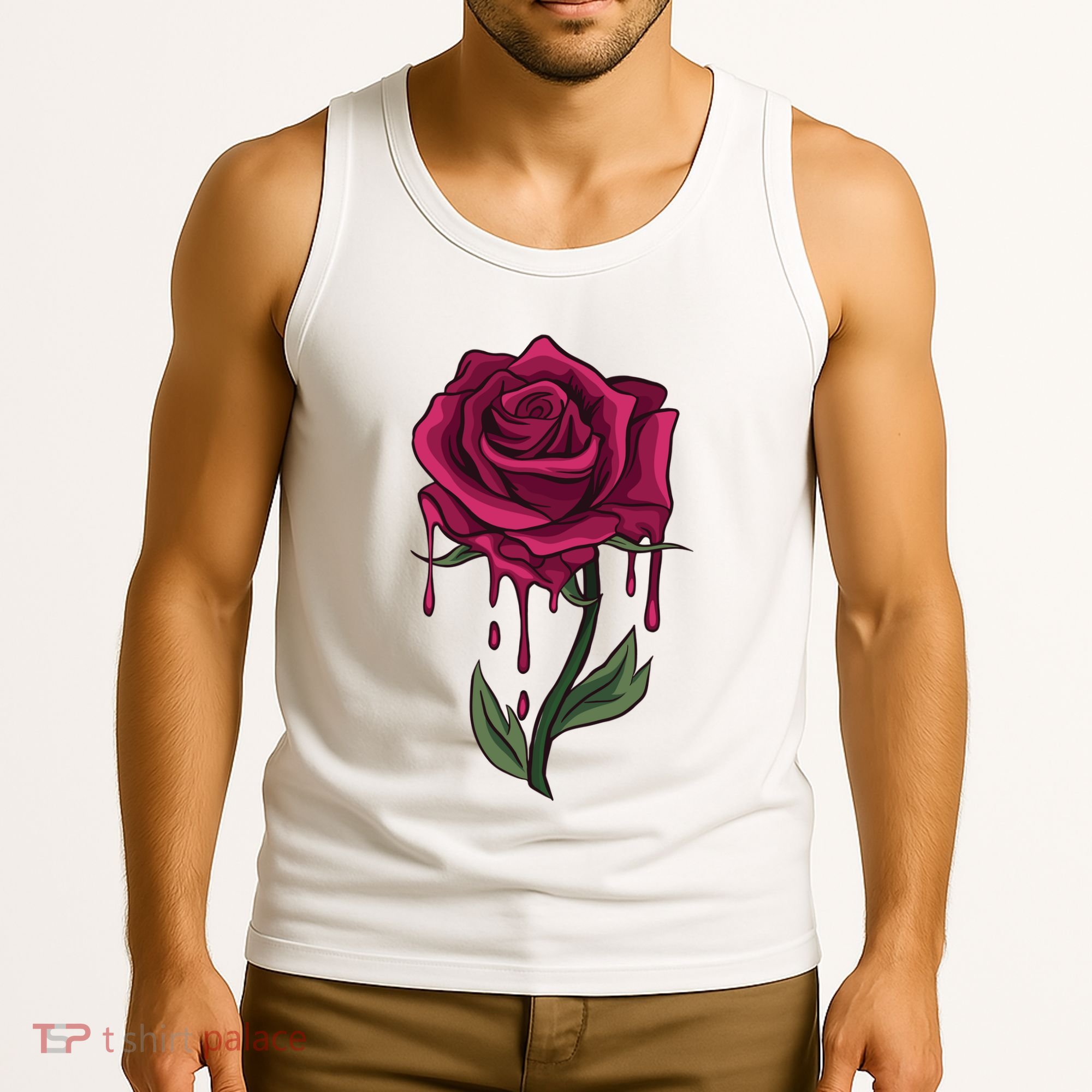 Bleeding Rose Tank Top