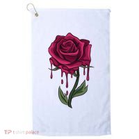 Bleeding Rose Golf Towel thumb 0