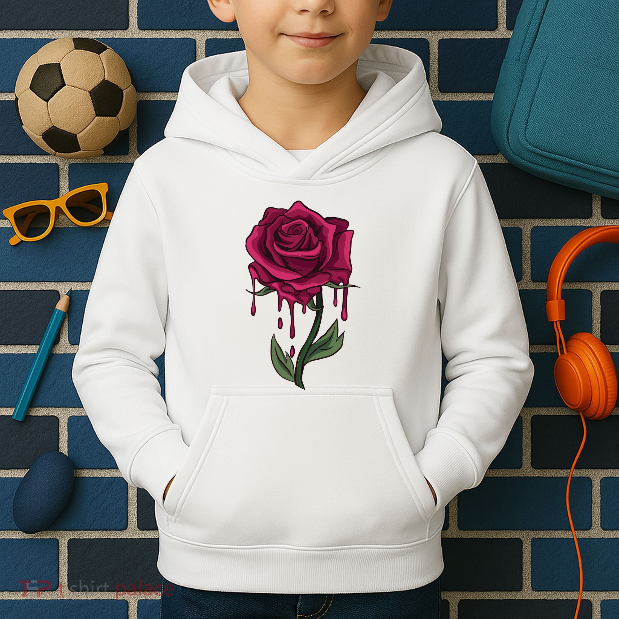 Bleeding Rose Kids Hoodie