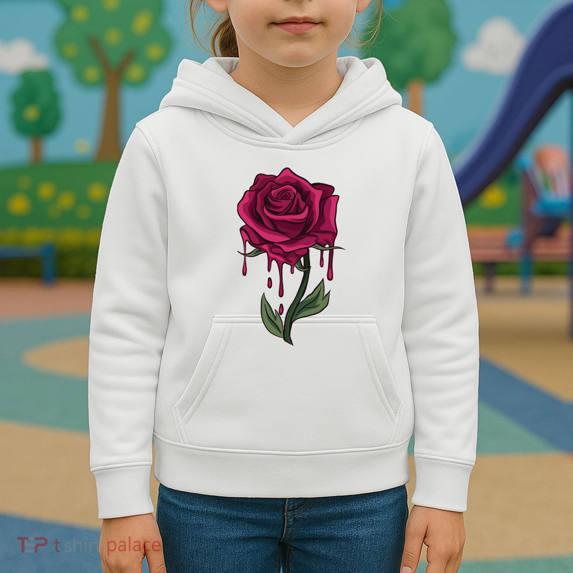 Bleeding Rose Kids Hoodie