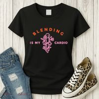 Blending Is My Cardio Women's T-Shirt thumb 3