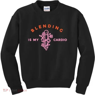 Blending Is My Cardio Kids Sweatshirt