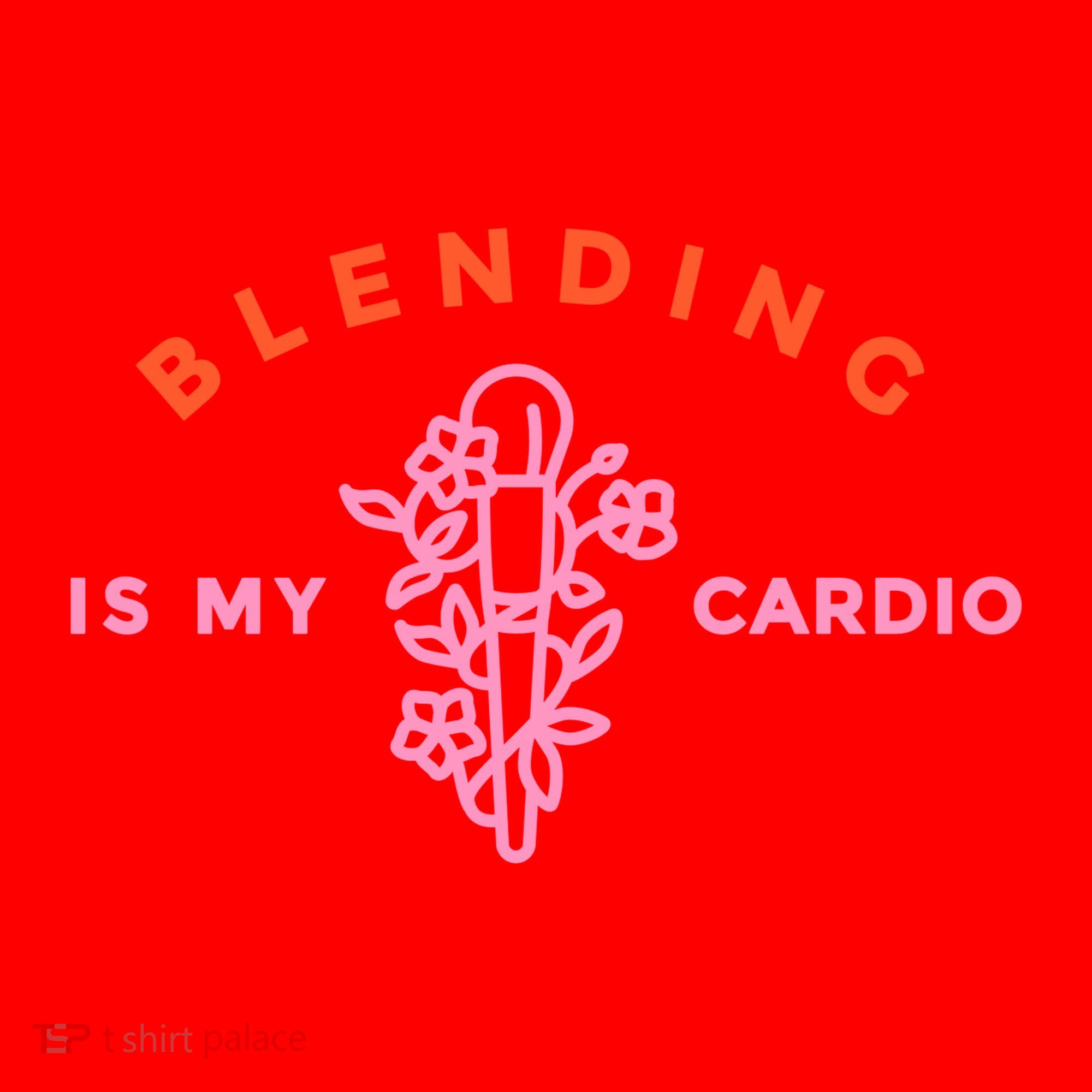 Blending Is My Cardio Santa Hat