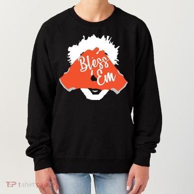 Bless 'Em Browns Football Saying Women's Sweatshirt
