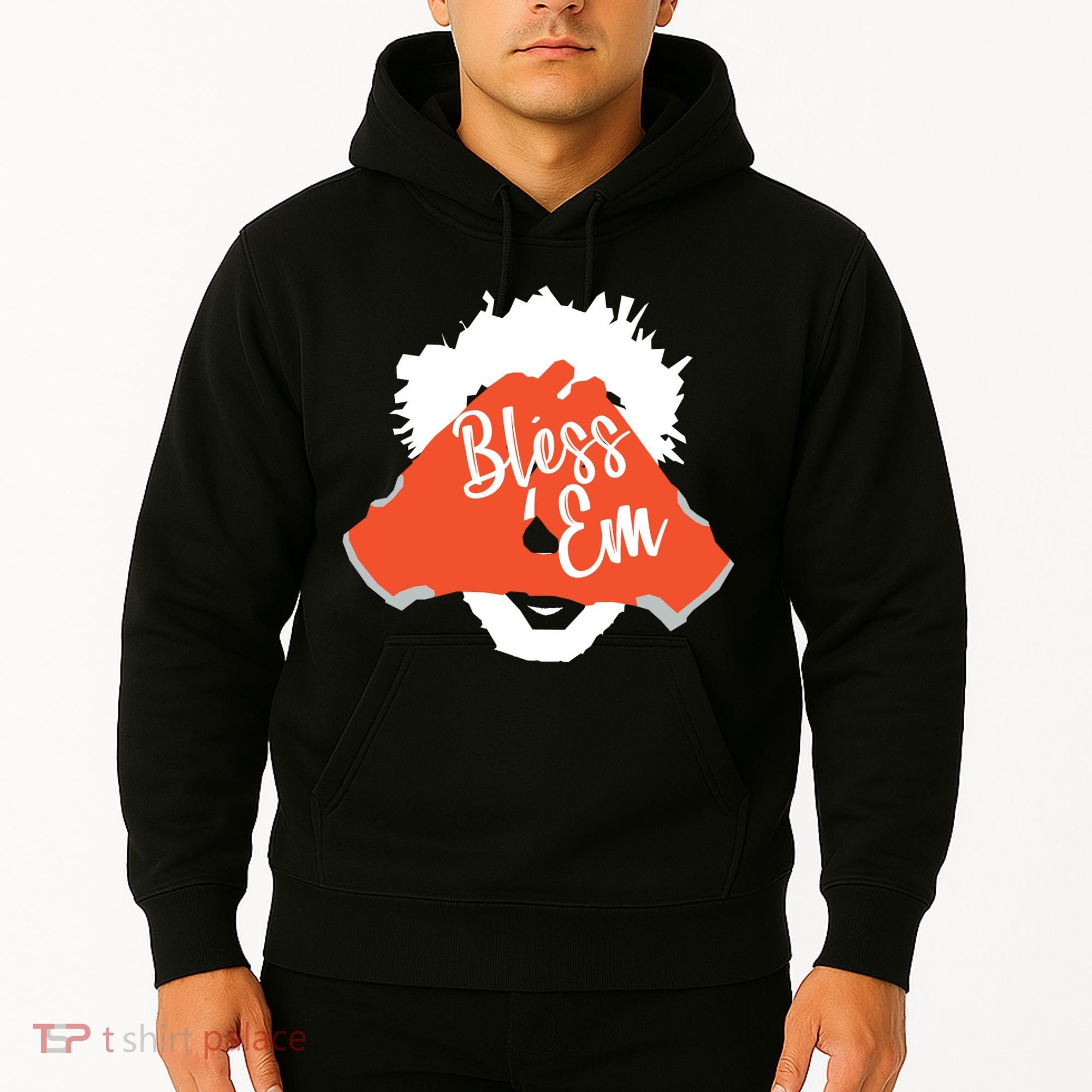 Bless 'Em Browns Football Saying Hoodie