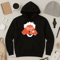 Bless 'Em Browns Football Saying Hoodie thumb 3