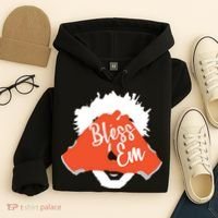 Bless 'Em Browns Football Saying Hoodie thumb 4