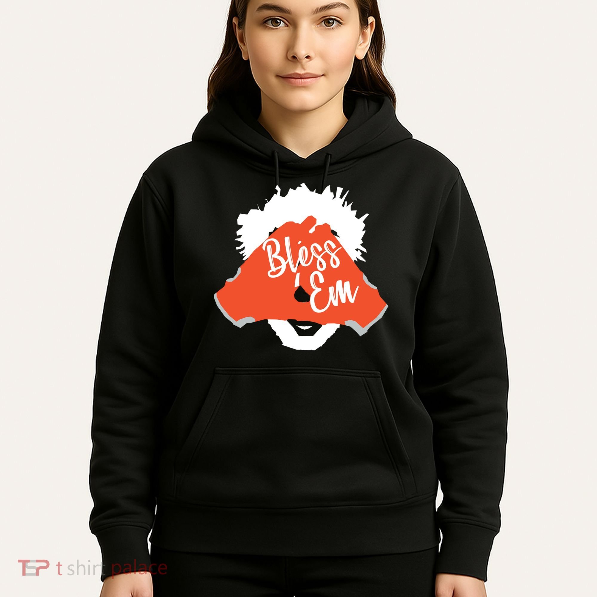 Bless 'Em Browns Football Saying Hoodie