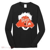 Bless 'Em Browns Football Saying Long Sleeve Shirt thumb 0