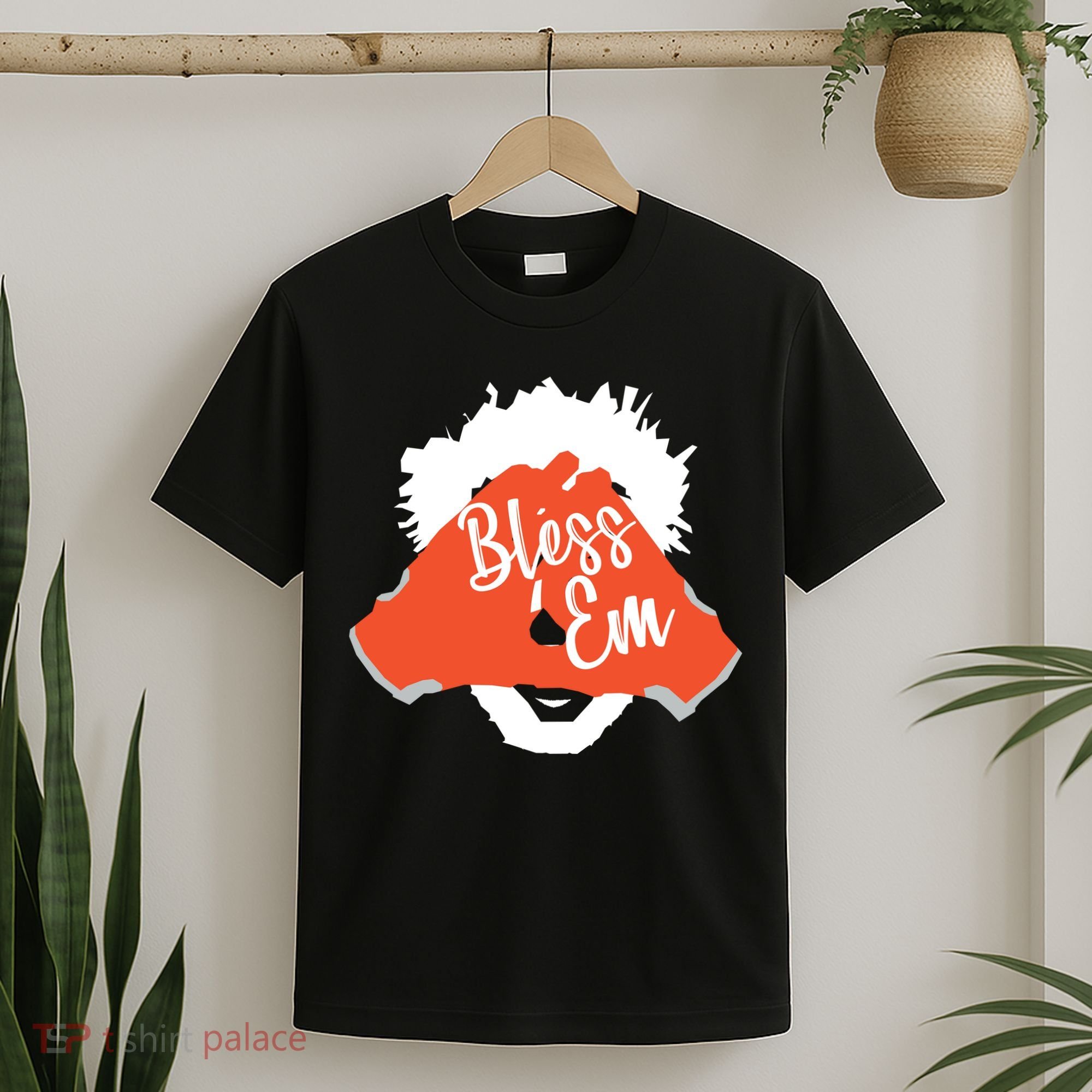 Bless 'Em Browns Football Saying T-Shirt