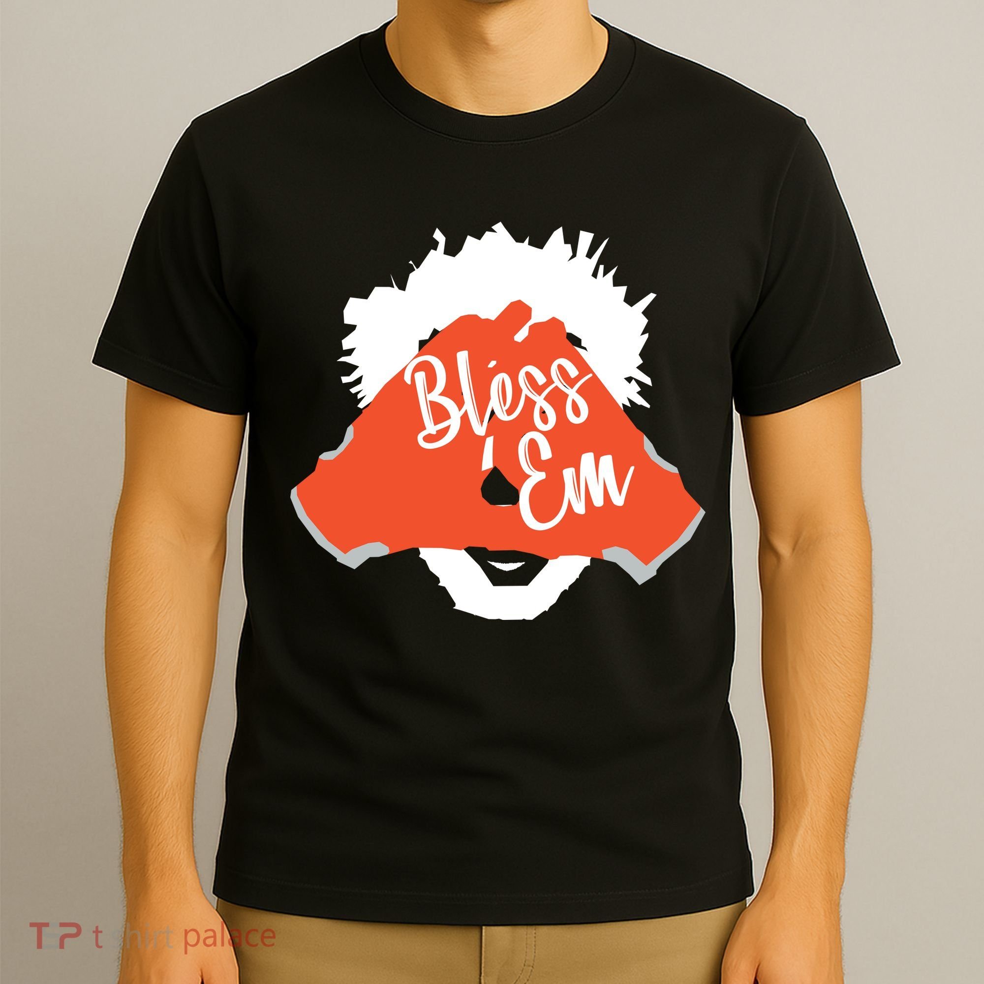 Bless 'Em Browns Football Saying T-Shirt
