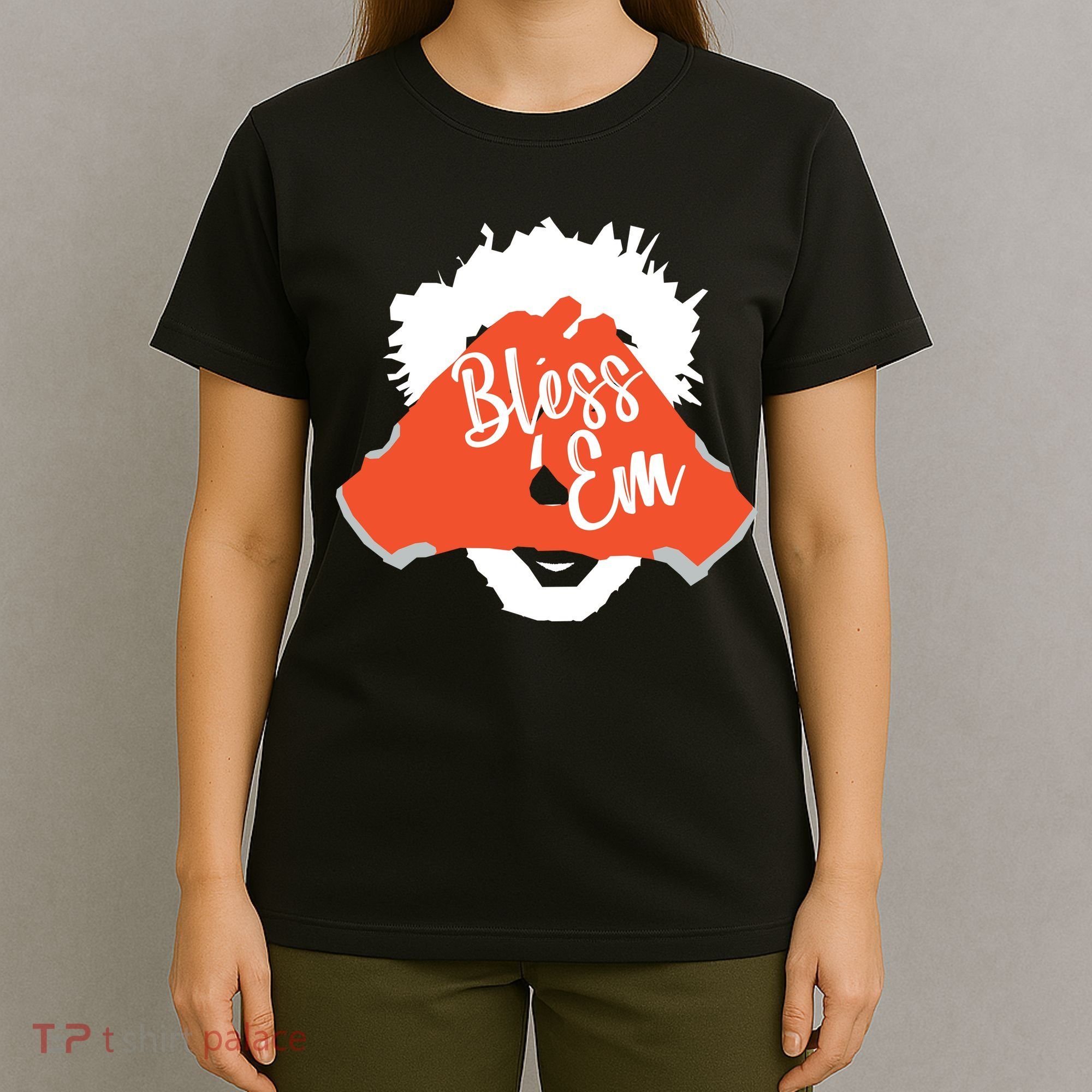 Bless 'Em Browns Football Saying T-Shirt