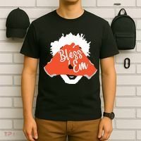 Bless 'Em Browns Football Saying T-Shirt thumb 6