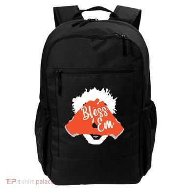 Bless 'Em Browns Football Saying Backpack