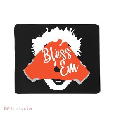 Bless 'Em Browns Football Saying Mousepad
