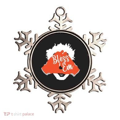 Bless 'Em Browns Football Saying Ornament