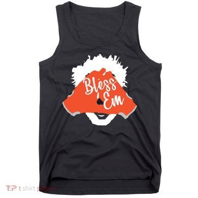 Bless 'Em Browns Football Saying Tank Top