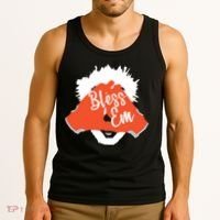 Bless 'Em Browns Football Saying Tank Top thumb 3