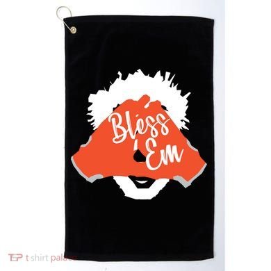Bless 'Em Browns Football Saying Golf Towel