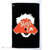 Bless 'Em Browns Football Saying Golf Towel thumb 0