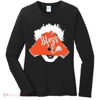 Bless 'Em Browns Football Saying Women's Long Sleeve Shirt thumb 0