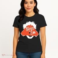 Bless 'Em Browns Football Saying Women's T-Shirt thumb 4