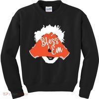 Bless 'Em Browns Football Saying Kids Sweatshirt thumb 0