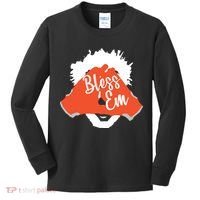 Bless 'Em Browns Football Saying Kids Long Sleeve Shirt thumb 0