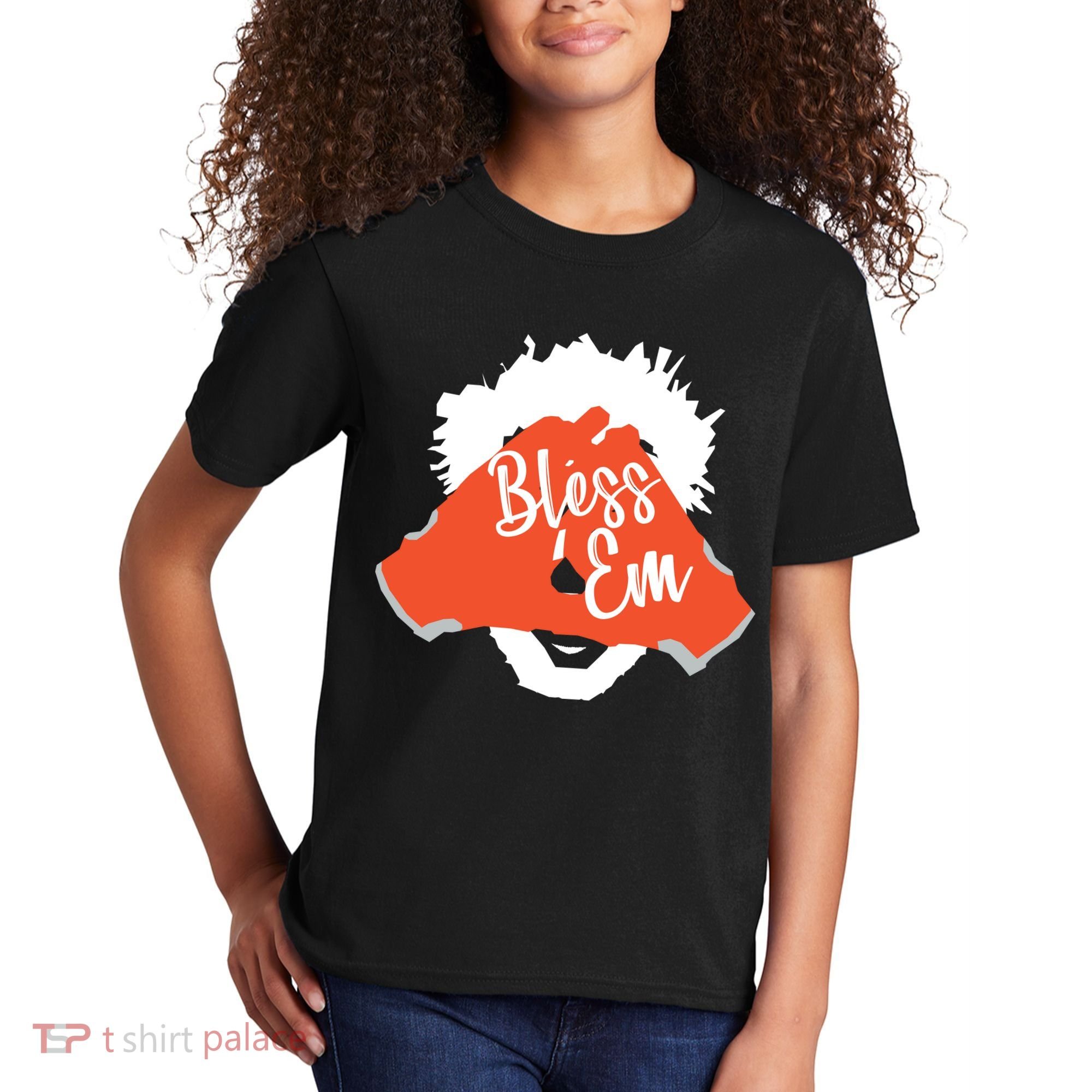 Bless 'Em Browns Football Saying Kids T-Shirt