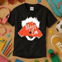 Bless 'Em Browns Football Saying Kids T-Shirt thumb 3