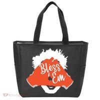 Bless 'Em Browns Football Saying Tote Bag thumb 0