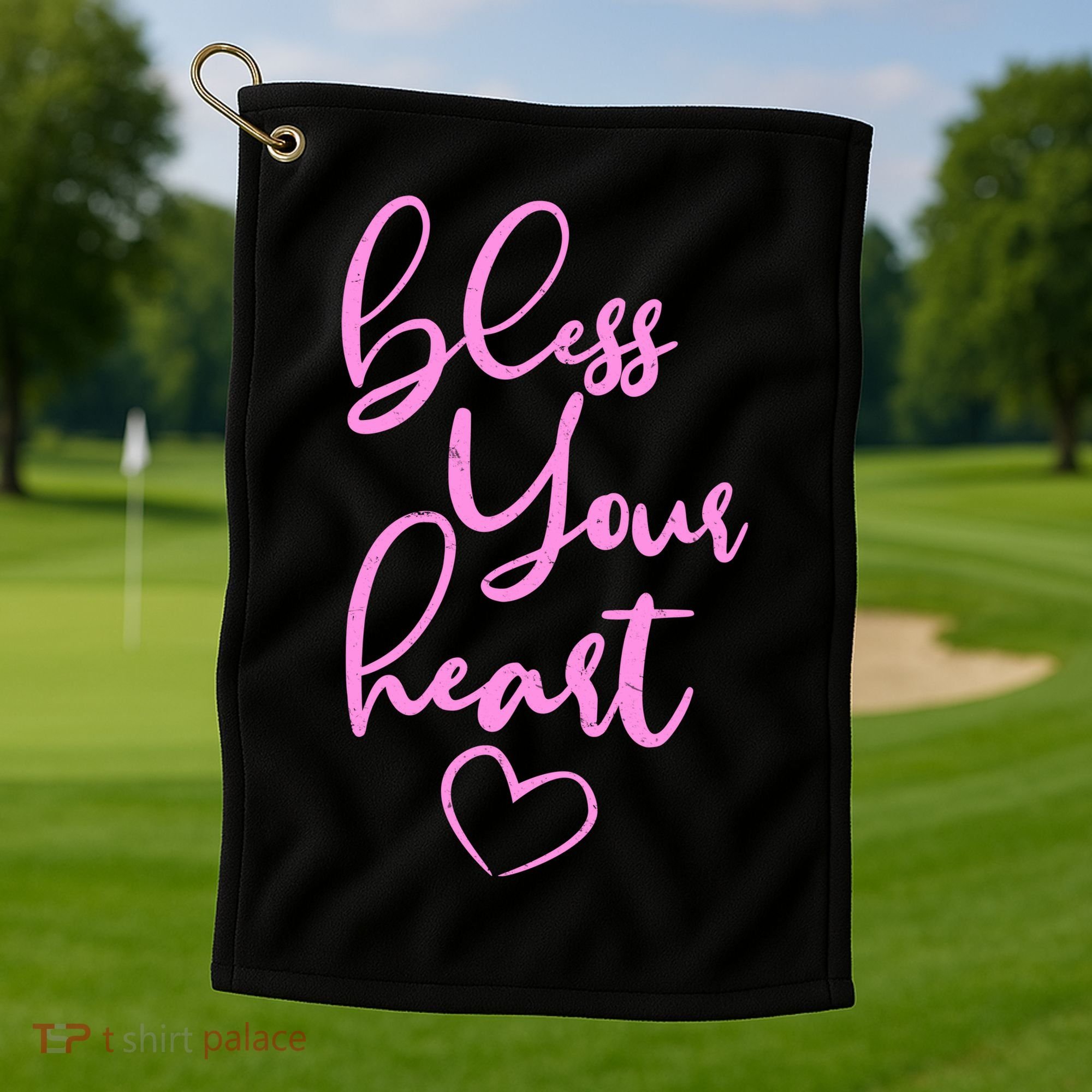 Bless Your Heart Southern Saying Golf Towel