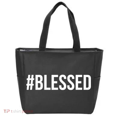 #Blessed Tote Bag