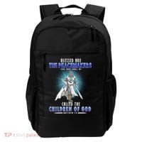 Blessed Are The Peacemakers Children Of God Backpack thumb 0