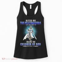 Blessed Are The Peacemakers Children Of God Women's Tank Top thumb 0