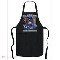 Blessed Are The Peacemakers Thin Blue Line Eagle Apron thumb 0