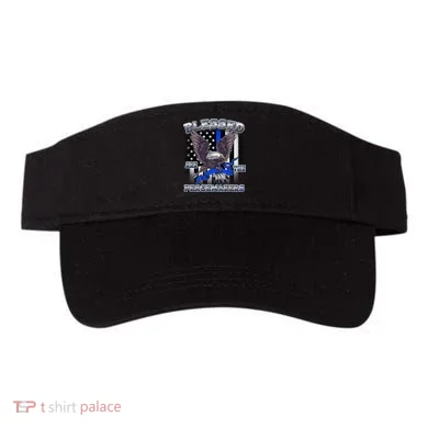 Blessed Are The Peacemakers Thin Blue Line Eagle Visor