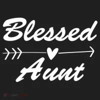 Blessed Aunt Arrow Women's Sweatshirt thumb 2