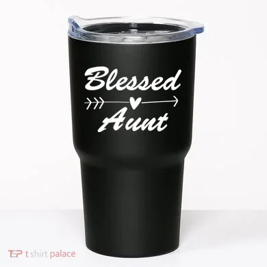 Blessed Aunt Arrow Tumbler