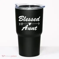Blessed Aunt Arrow Tumbler thumb 0
