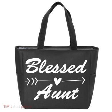 Blessed Aunt Arrow Tote Bag