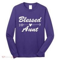 Blessed Aunt Arrow Long Sleeve Shirt thumb 0